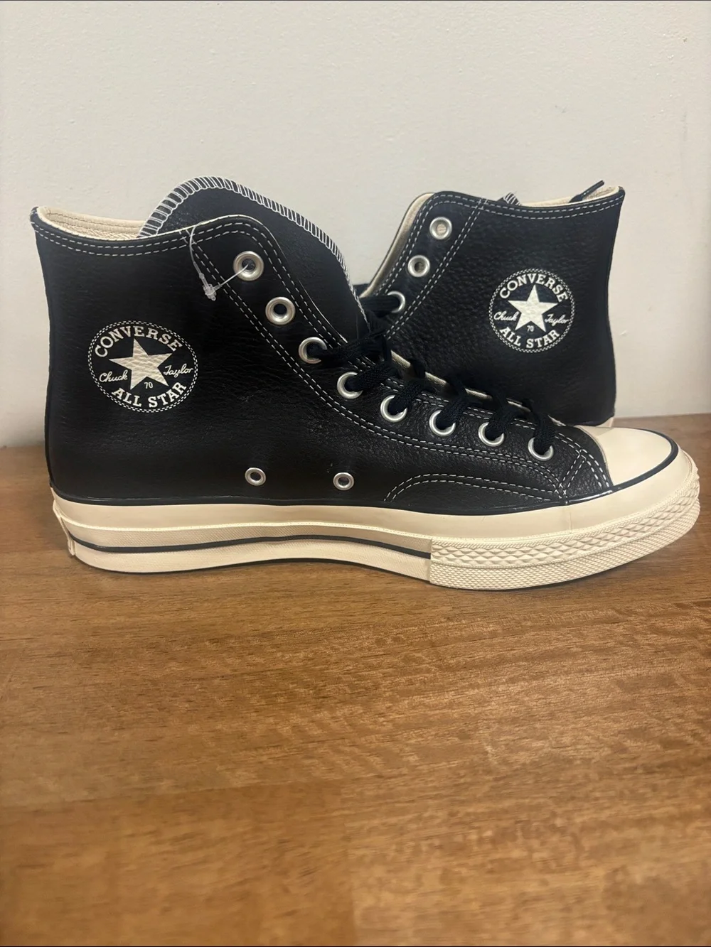 Converse chuck Taylor Leather HI 339000010 Black.Men size 9.New